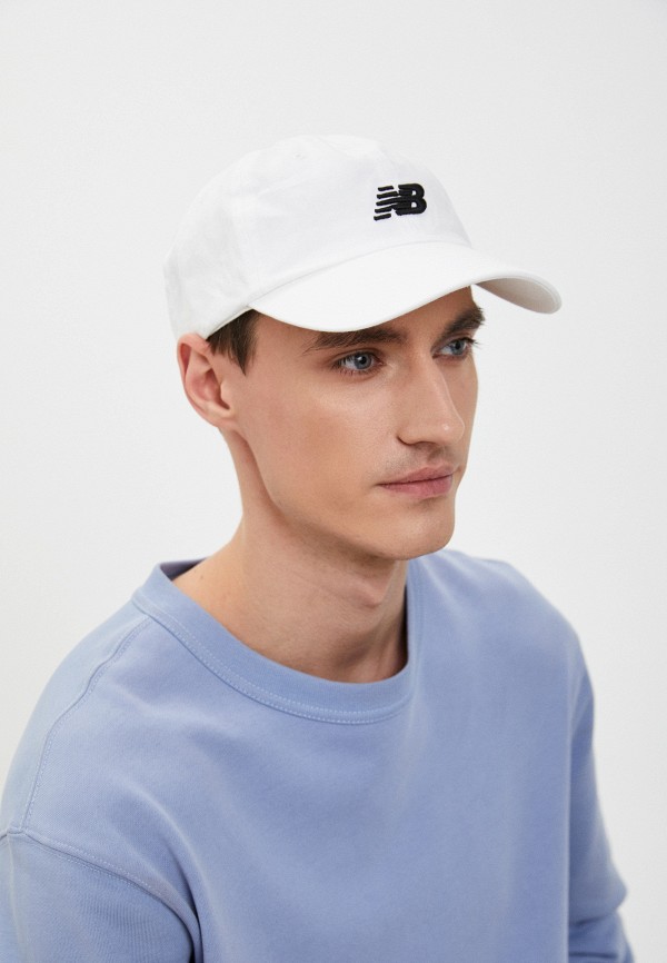 Бейсболка New Balance Classic NB Curved Brim Hat, цвет: белый ...
