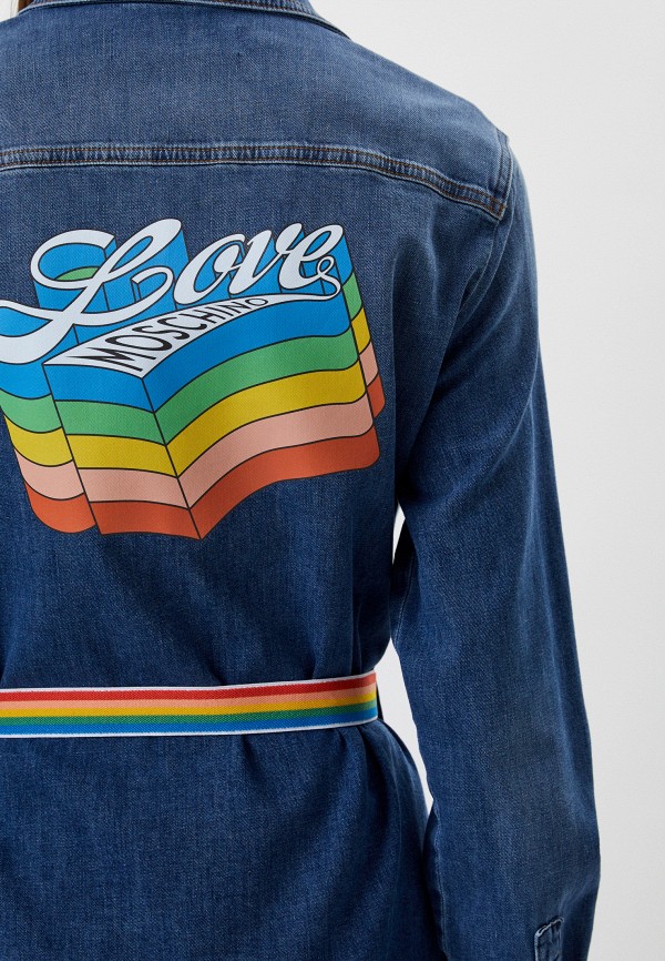 Love Moschino Рубашка джинсовая - фото 4