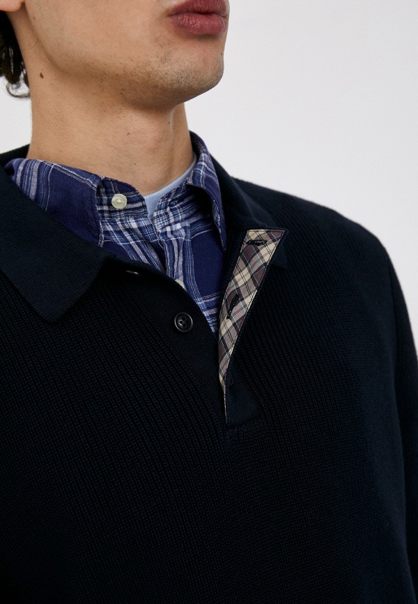 Поло Barbour, цвет: синий, RTLABK175901 — купить в интернет-магазине Lamoda