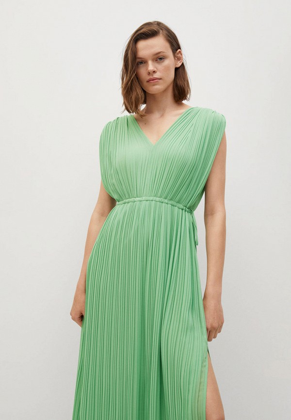 Платье Mango ROME, цвет зеленый, RTLABK356901 — купить в интернетмагазине Lamoda