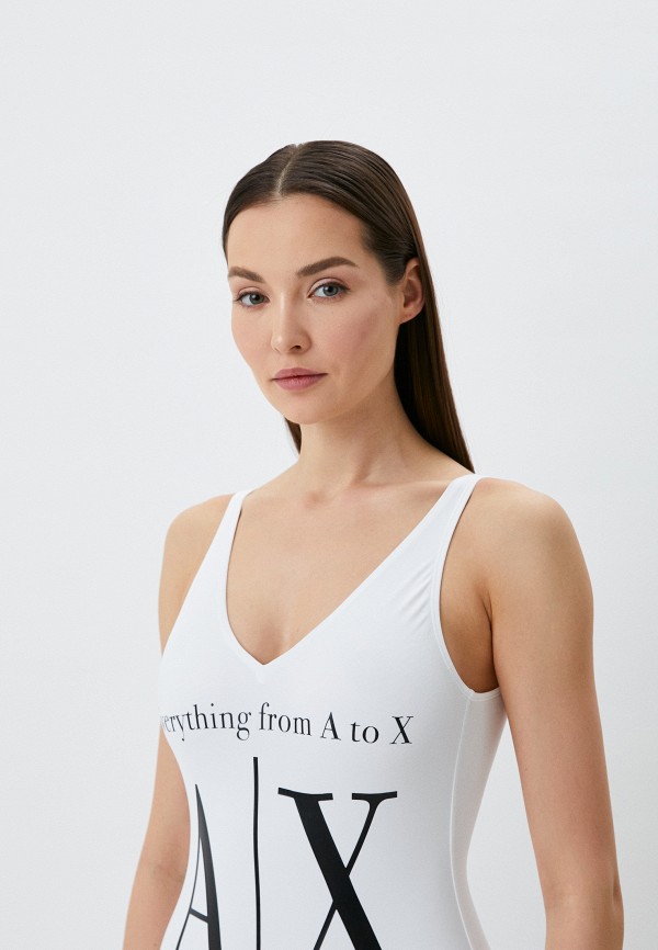 Купальник Armani Exchange, цвет: белый, RTLABK921501 — купить в ...