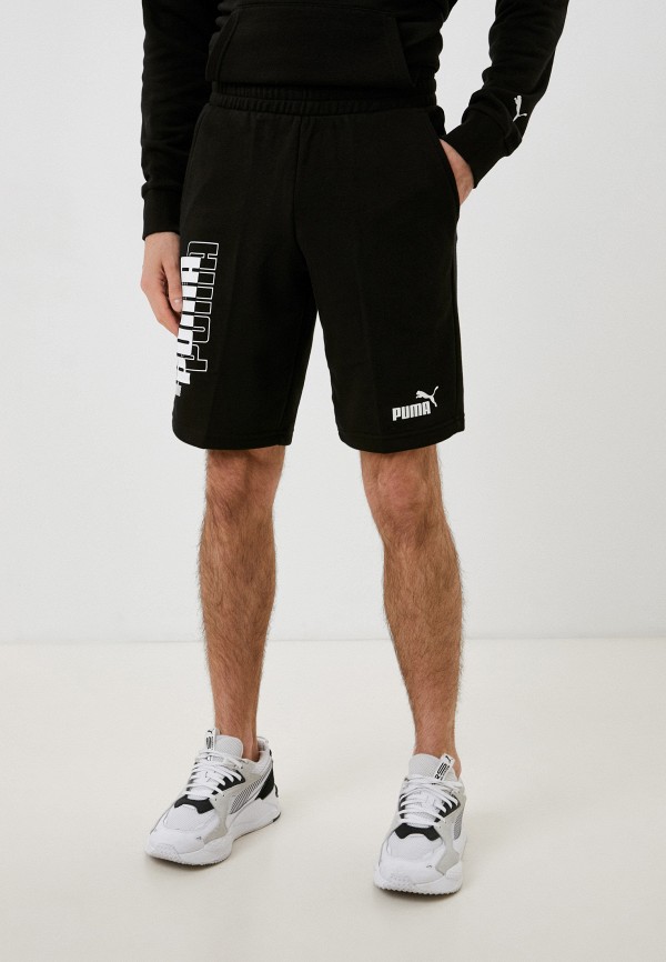 Puma logo shorts sales