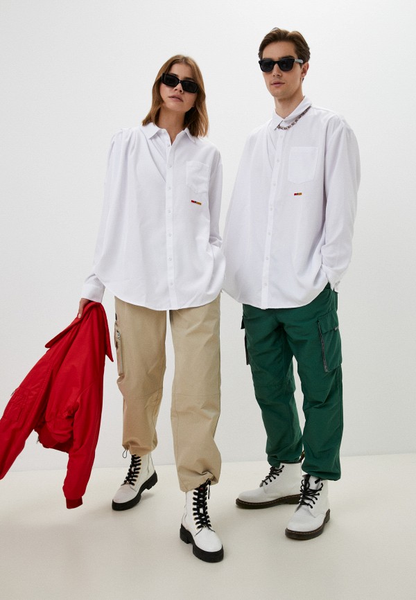 Reebok Рубашка - RCPM DRAPED BUTTON DOWN - фото 2