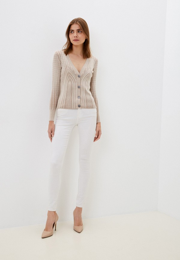 Кардиган Guess, цвет: бежевый, RTLABM699001 — купить в интернет ...