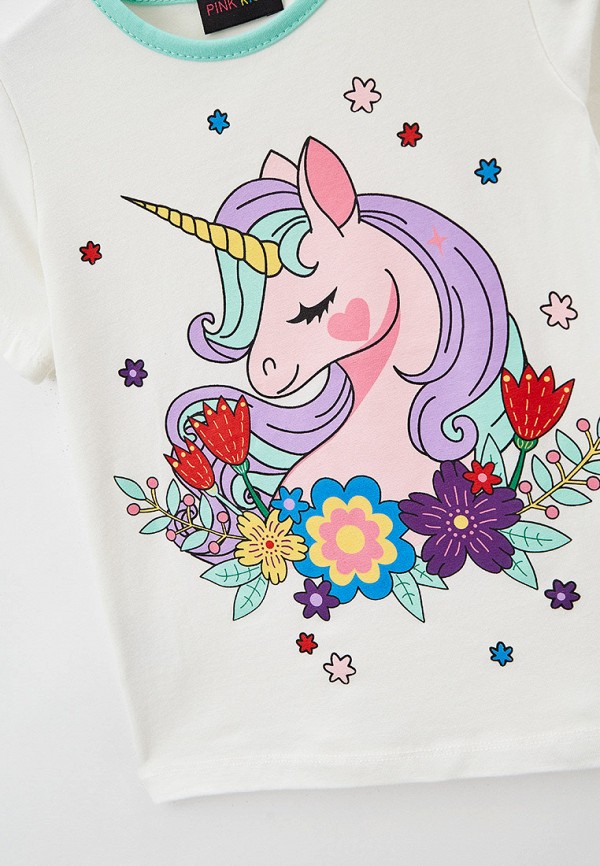 Pink Kids Футболка, юбка и повязка - фото 3