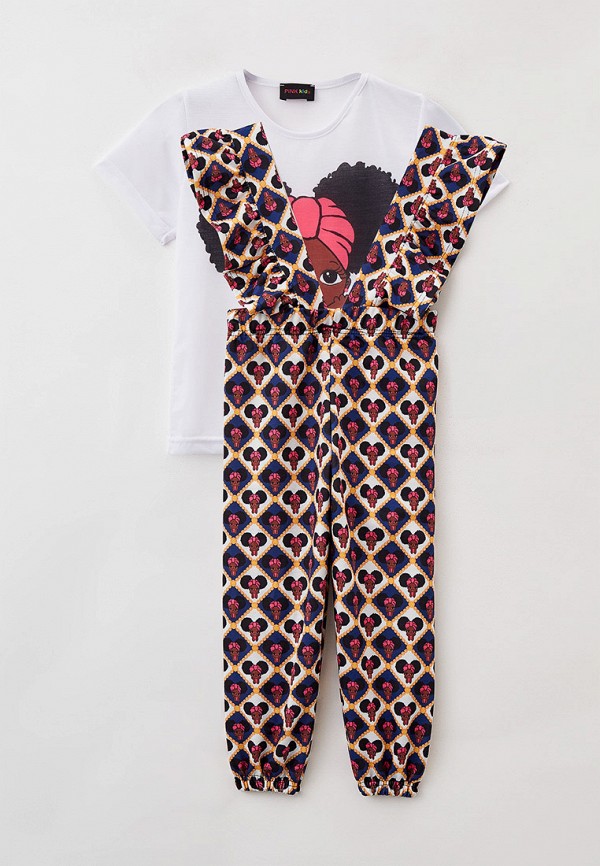 Pink Kids Комбинезон и футболка - фото 1