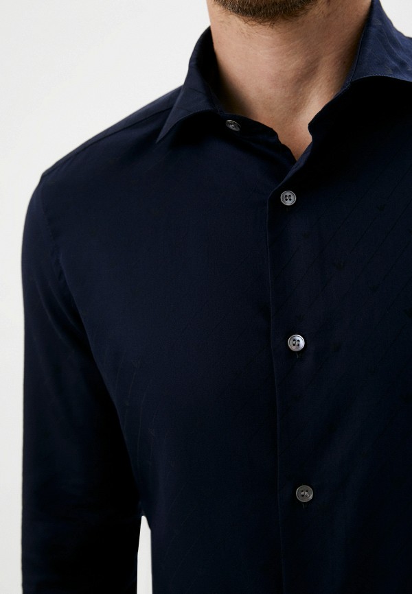 Рубашка Emporio Armani, цвет: синий, RTLABN147101 — купить в интернет ...