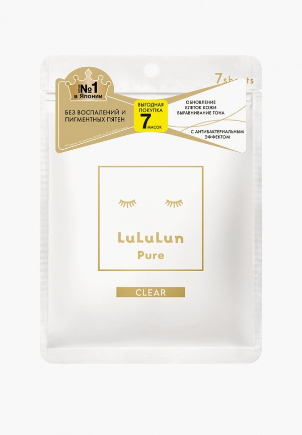 LuLuLun Маска для лица - "Увлажнение и Чистая кожа" Face Mask Pure Clear White 7 - фото 1