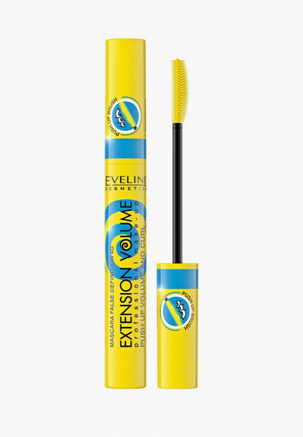Eveline Cosmetics Тушь для ресниц - ПОТРЯСАЮЩИЙ ЭФФЕКТ PUSH-UP! x 10 серии EXTENSION VOLUME PROFESSIONAL MAKE-UP, 10 мл - фото 1