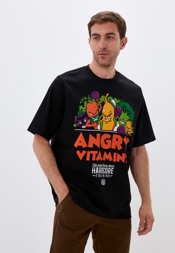 Hardcore Training Футболка - Angry Vitamins Black - фото 1