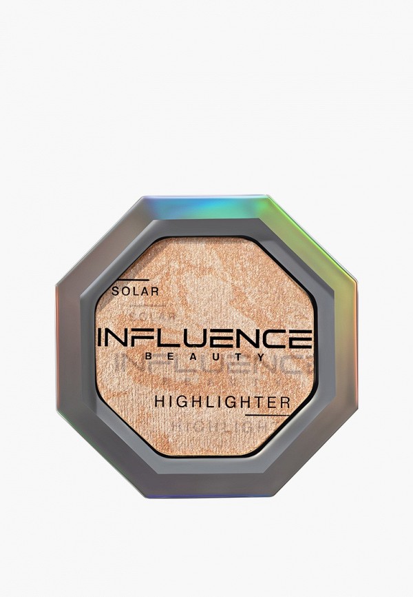 Influence Beauty Хайлайтер - SOLAR с сияющими частицами, эффект деликатного сияния, золотой, 4,8 г - фото 2