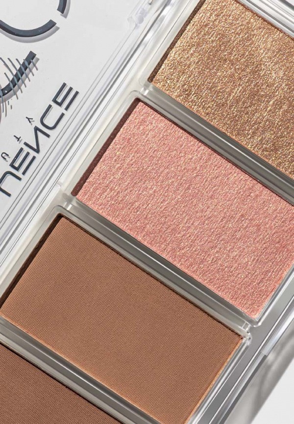 Influence Beauty Палетка для контуринга - для контуринга, из 4 оттенков, GOLDEN DECAGON, со схемой золотого сечения, идеальное скульптурирование, 10 г - фото 3