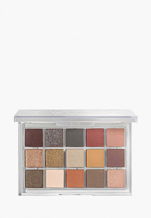 Influence Beauty Палетка теней для век - в бежево-коричневой гамме с акцентами хаки и охры - фото 1