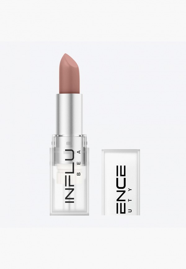 Influence Beauty Помада - INFLUENCE, полуматовый стойкий финиш, тон 02 светлый нюд бежевый, 4 г - фото 5