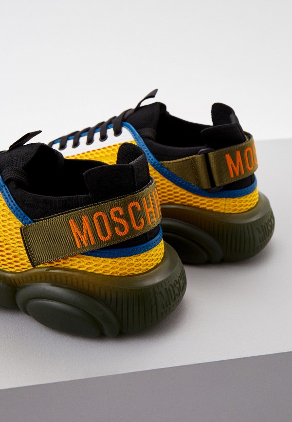 Кроссовки Moschino Couture, цвет: желтый, RTLABO987001 — купить в ...