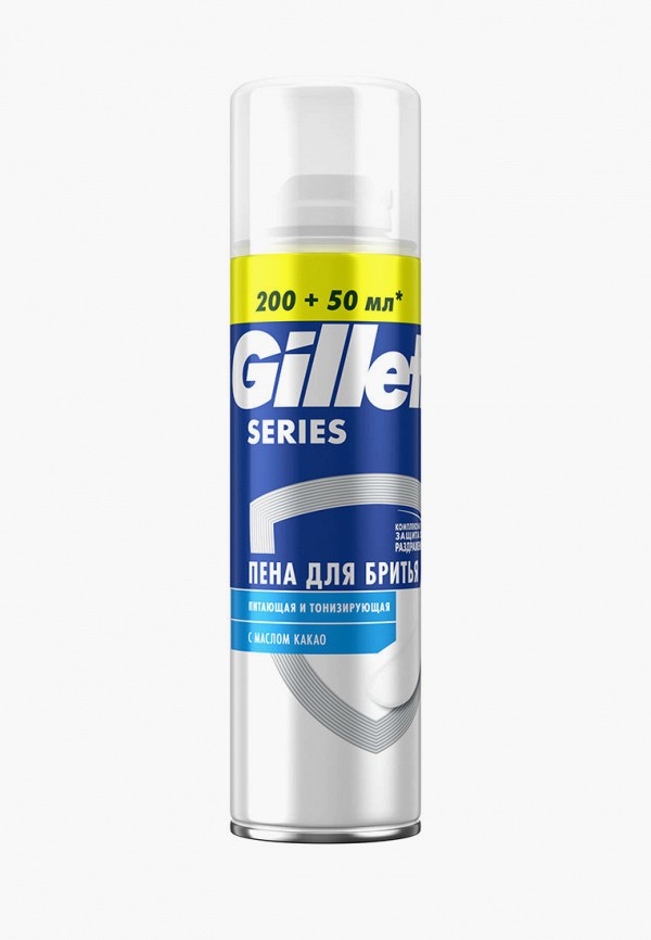 Пена для бритья Gillette SERIES питательная и тонизирующая, 250 мл ...
