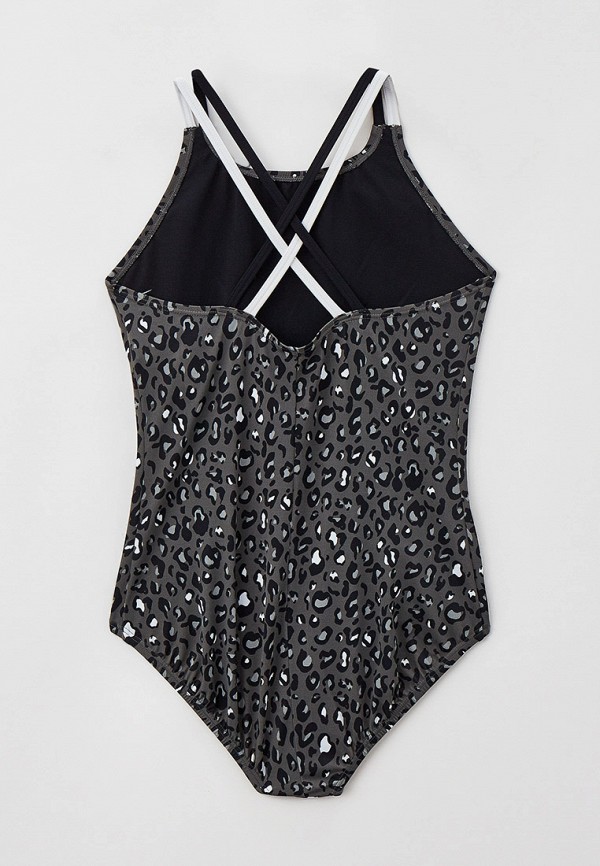 Купальник Nike Nike Cheetah Spiderback, цвет: серый, RTLABP420701 ...