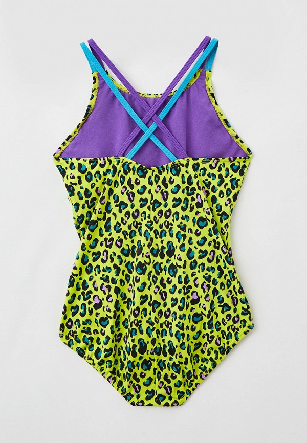 Купальник Nike Nike Cheetah Spiderback, цвет: зеленый, RTLABP421201 ...