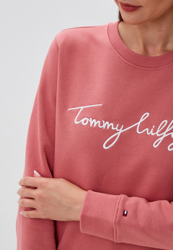 Свитшот Tommy Hilfiger, цвет: розовый, RTLABP634701 — купить в интернет ...