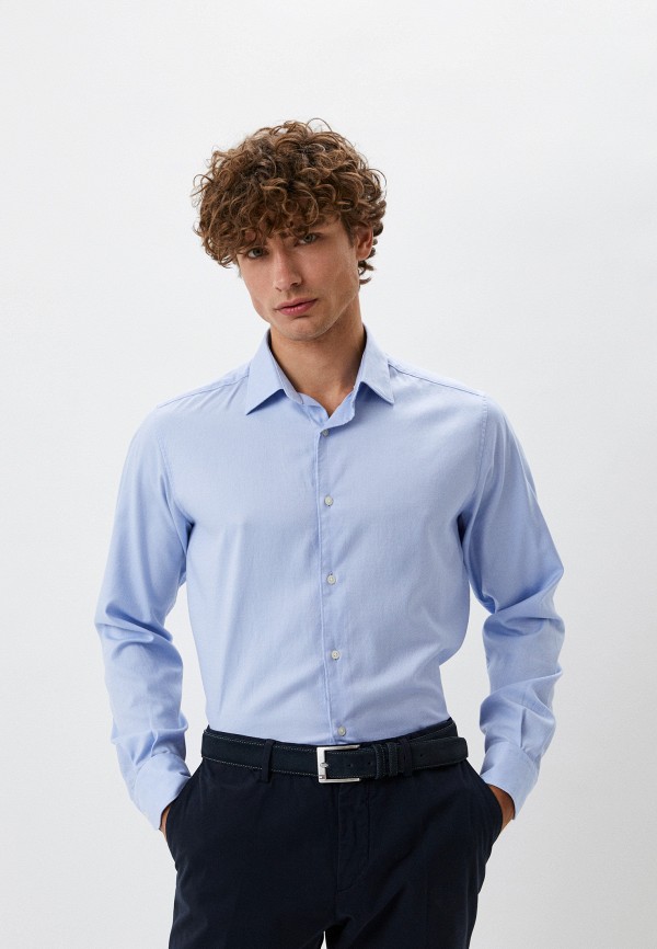 Рубашка Massimo Dutti, цвет: голубой, RTLABP745001 — купить в интернет ...