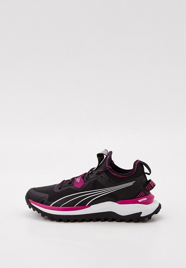 Black and pink puma trainers 2025
