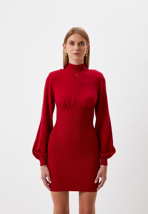 Платье Elisabetta Franchi, цвет: бордовый, RTLABQ574601 — купить в ...