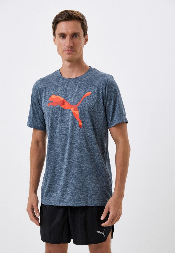 Футболка спортивная PUMA TRAIN FAV HEATHER CAT SS TEE, цвет: серый ...