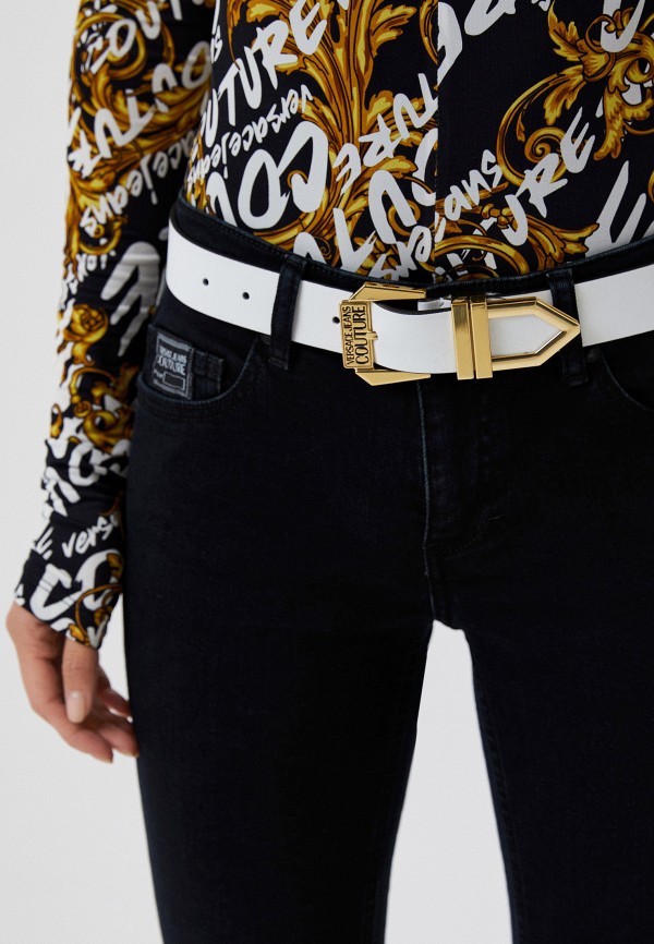 Ремень Versace Jeans Couture, цвет: белый, RTLABU181001 — купить в ...
