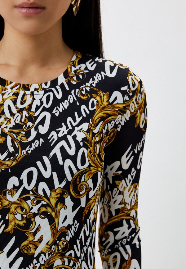 Платье Versace Jeans Couture, цвет мультиколор, RTLABU183801 — купить