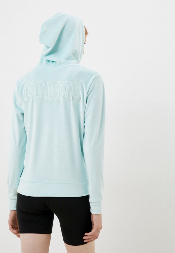 Толстовка Victoria's Secret Pink, цвет бирюзовый, RTLABV773601