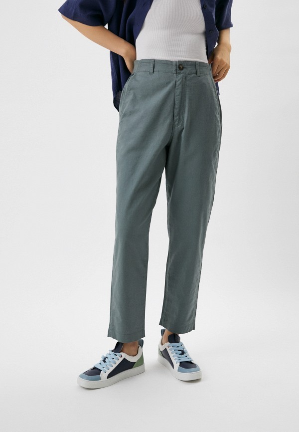 UNIQLO Брюки - из хлопка и льна - фото 1