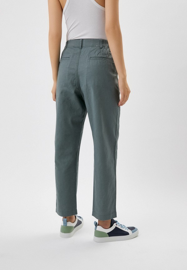 UNIQLO Брюки - из хлопка и льна - фото 3