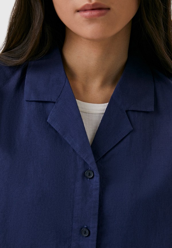 UNIQLO Блуза - из смесового льна - фото 5