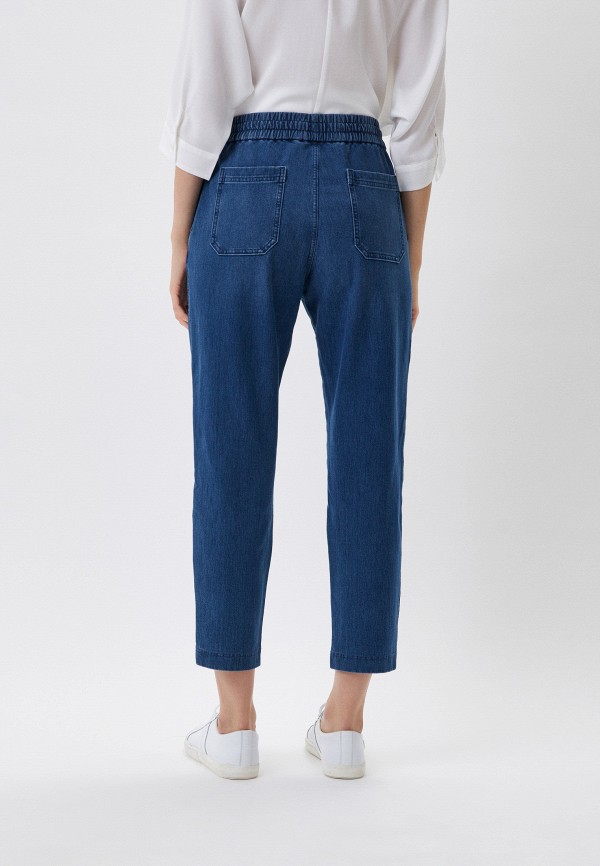 Брюки UNIQLO из ткани джерси, цвет: синий, RTLABW763801 — купить в ...