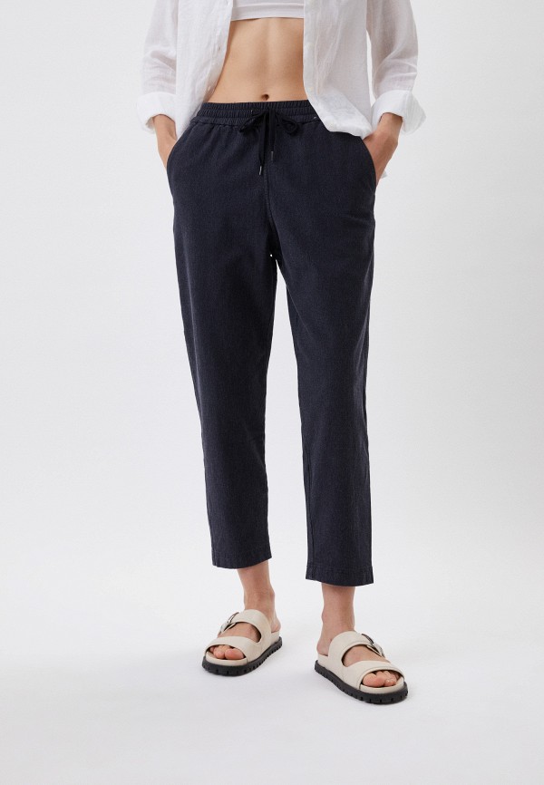 Брюки UNIQLO из ткани джерси, цвет: синий, RTLABW763901 — купить в ...