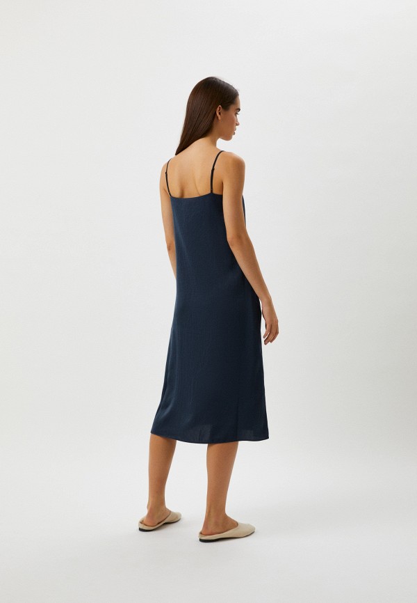 Платье UNIQLO из сатина, цвет: синий, RTLABW769901 — купить в интернет ...