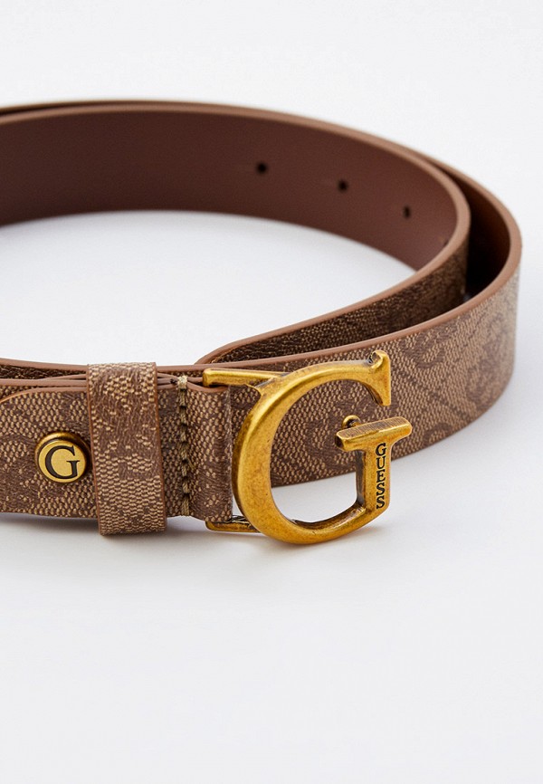 Ремень Guess, цвет: бежевый, RTLABW987201 — купить в интернет-магазине ...