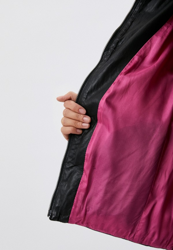 Blouson Куртка кожаная утепленная - фото 4