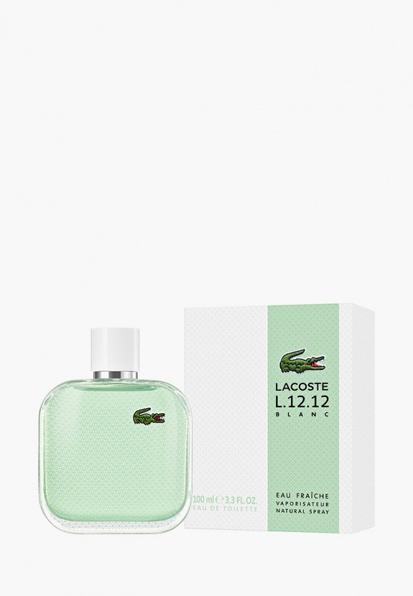 Туалетная вода Lacoste L.12.12 Blanc Eau Fraiche, 100 мл, цвет ...