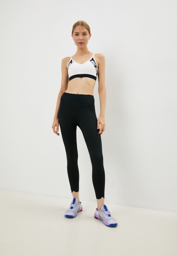 Nike Тайтсы - W NK ONE LUXE ICNCLSH CROP TGT - фото 2