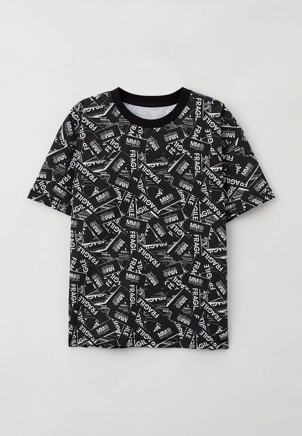 Футболка MM6 Maison Margiela Paris, цвет: черный, RTLABX882501 — купить ...