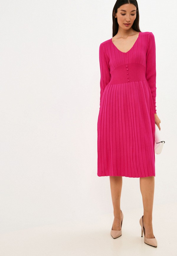 Платье Chic de Femme, цвет: розовый, RTLABY213001 — купить в интернет ...