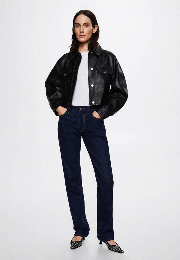 Mango Куртка кожаная - MASHA - фото 2