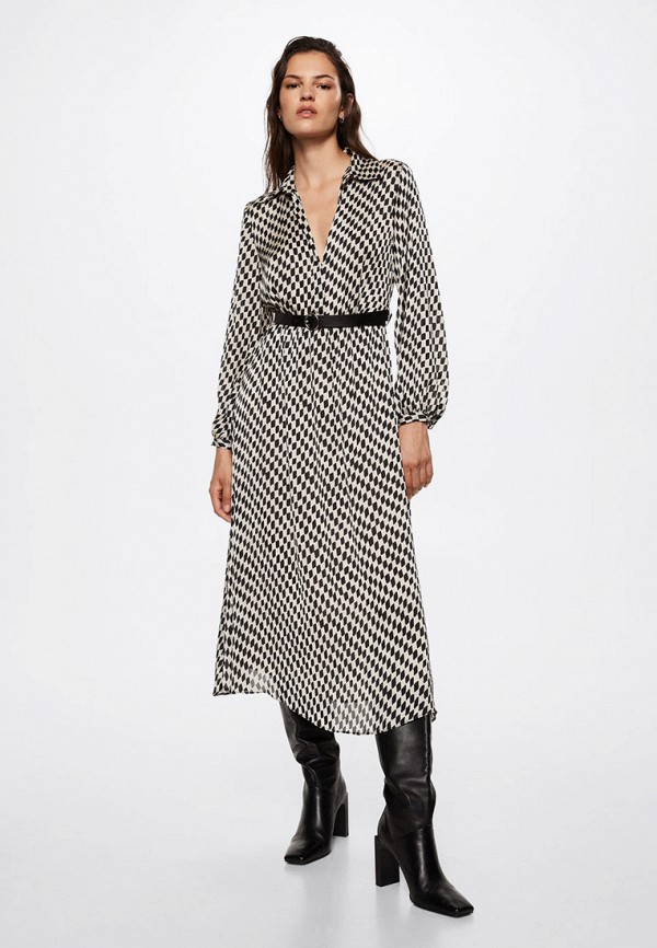 Платье Mango SIXTY, цвет: бежевый, RTLABY446501 — купить в интернет ...