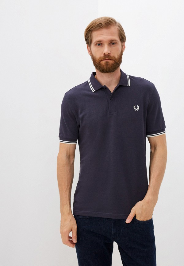 Поло Fred Perry, цвет: синий, RTLABY482501 — купить в интернет-магазине ...