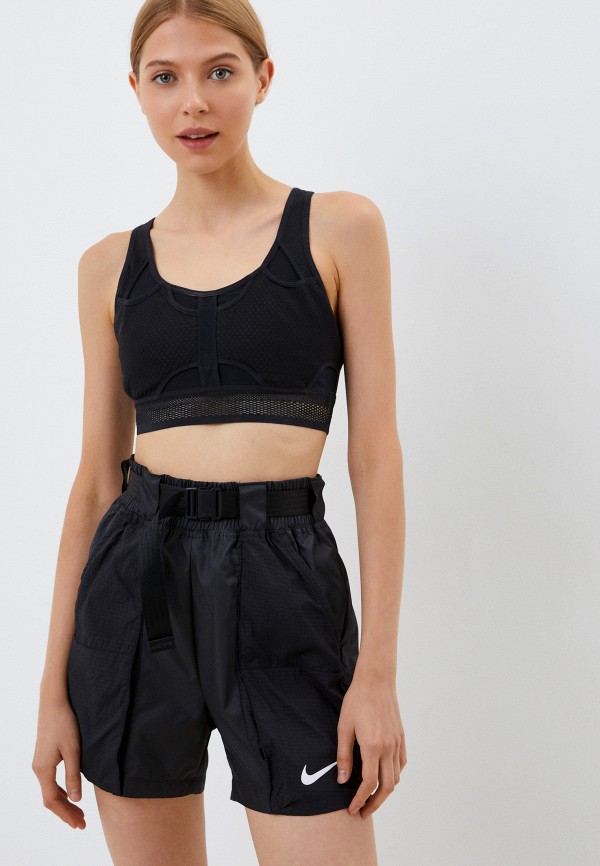 Топ спортивный Nike NIKE SWOOSH ULTRABREATHE BRA, цвет: черный ...