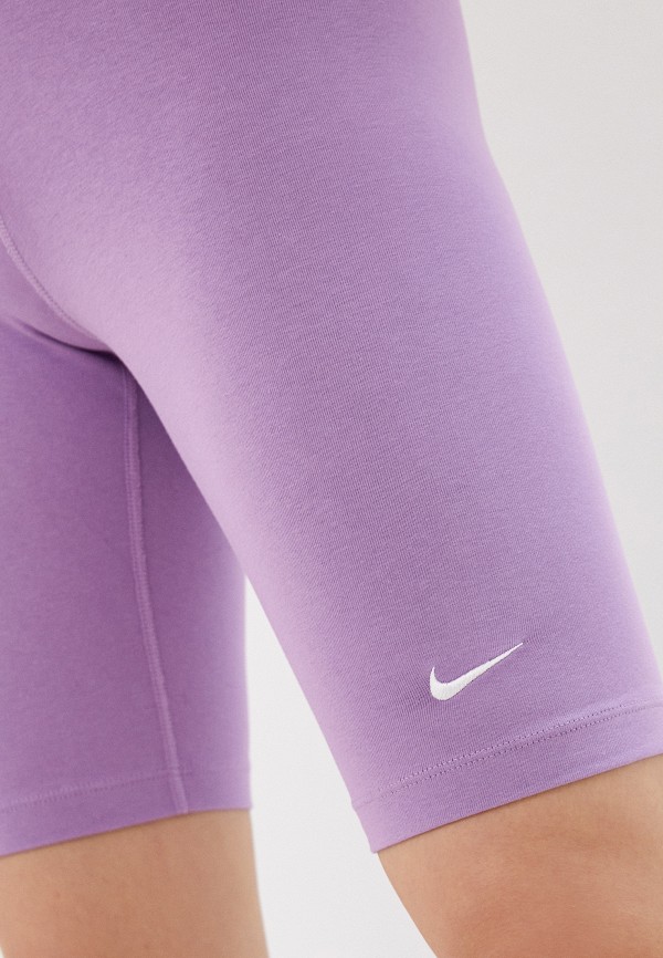 Велосипедки Nike W NSW ESSNTL BIKE SHORT LBR MR, цвет: фиолетовый ...