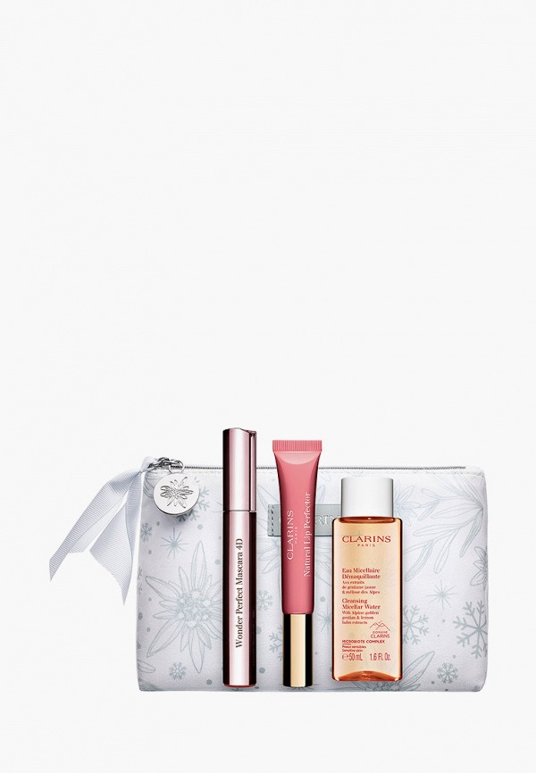 Набор косметики Clarins с косметичкой, Тушь для ресниц с эффектом 4D (8 ...