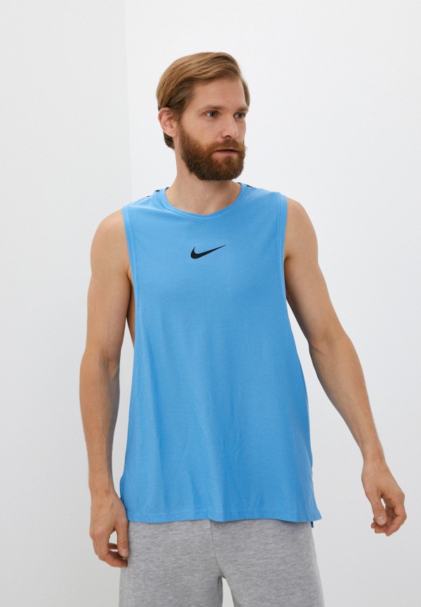 Майка спортивная Nike M NK TANK NPC, цвет: голубой, RTLABY610701 ...