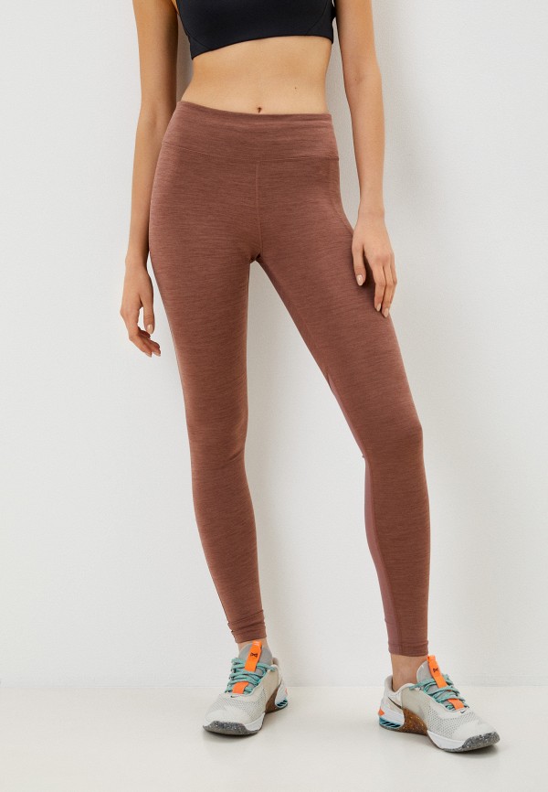 Тайтсы Nike W NK FAST TGHT MR NFS, цвет: коричневый, RTLABY628401 ...